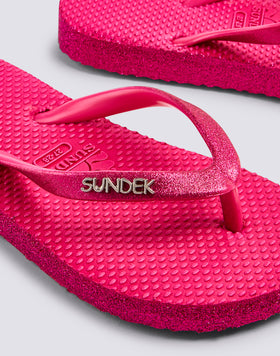 MINI RUBBER FLIP-FLOPS WITH GLITTER