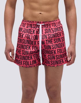 SHORT SWIMSUIT ELASTIC WAIST PAYOFF WRITINGS