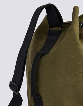 SAC À BANDOULE EN COTON AVEC DES COULEURS CONTRASTÉES