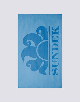 TOALLA DE PLAYA DE MICROFIBRA CON LOGOTIPO