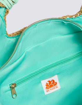 MAXI BORSA IN PAPER STRAW INTRECCIATA