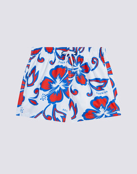 REPREVE® ELASTICATED WAIST SHORT SWIMSHORTS WITH SK23 PRINT