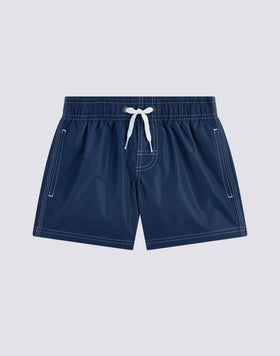MAILLOT DE BAIN GARÇON ICONIQUE EN TAFFETAS TAILLE COURTE ÉLASTIQUE