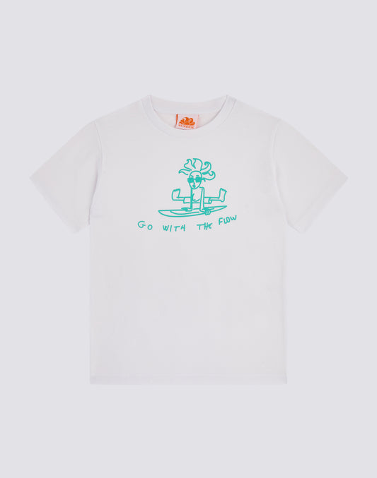 T-SHIRT AVEC IMPRIMÉ GO WITH THE FLOW