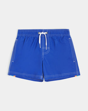 MAILLOT DE BAIN GARÇON ICONIQUE EN TAFFETAS TAILLE COURTE ÉLASTIQUE