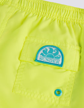 SHORT DE BAIN AVEC BANDE LÉGÈRE LOGO POLY