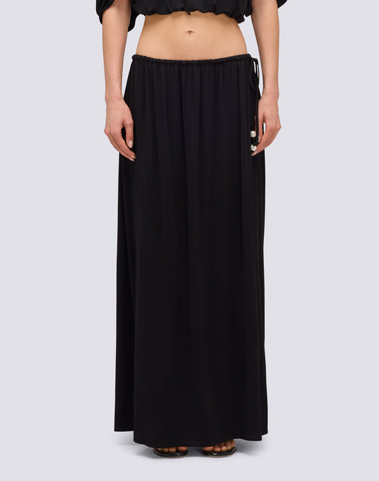 JUPE LONGUE AJUSTABLE EN JERSEY