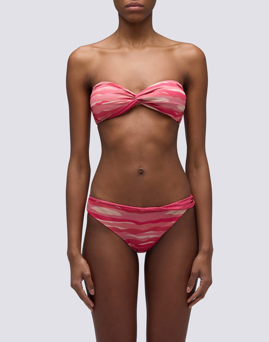 QUARZO - TOP A FASCIA MOTIVO ABSTRACT WAVE