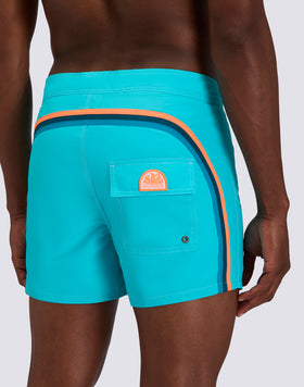 BAÑADOR CORTO CON CINTURA FIJA TAFETA ICÓNICA