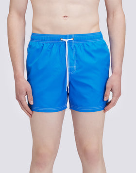 REPREVE® RECYCLED POLYESTER ELASTICATED WAIST SHORT SWIMSHORTS