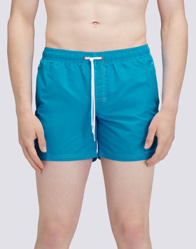 ICONIC TAFFETA SHORT SWIMSHORTS WITH ELASTIC WAIST