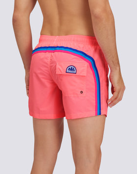 SHORT DE BAIN À TAILLE ÉLASTIQUE TAFFETA ICONIQUE