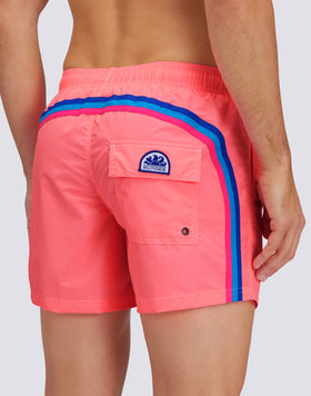 SHORT DE BAIN À TAILLE ÉLASTIQUE TAFFETA ICONIQUE