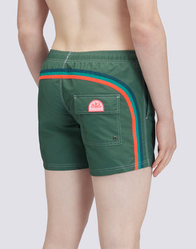 BAÑADOR CORTO CON CINTURA ELÁSTICA TAFETA ICÓNICA