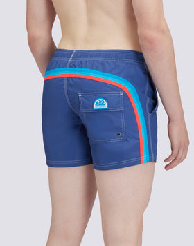 BAÑADOR CORTO CON CINTURA ELÁSTICA TAFETA ICÓNICA