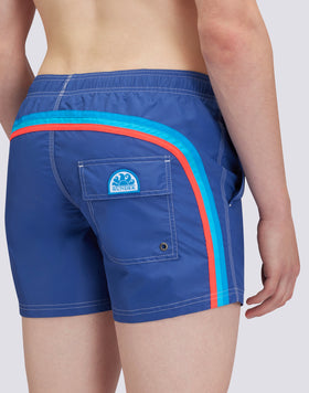 BAÑADOR CORTO CON CINTURA ELÁSTICA TAFETA ICÓNICA