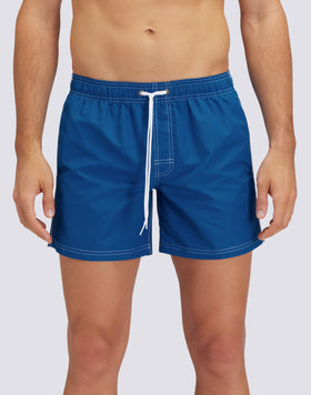 BAÑADOR CORTO CON CINTURA ELÁSTICA TAFETA ICÓNICA