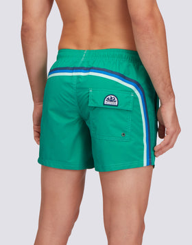 BAÑADOR CORTO CON CINTURA ELÁSTICA TAFETA ICÓNICA