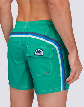 BAÑADOR CORTO CON CINTURA ELÁSTICA TAFETA ICÓNICA