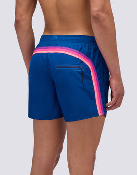 MEMORY STRETCH WAIST SWIM TRUNKS