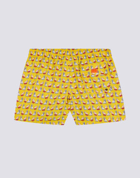 TRAJE DE BAÑO CON PANTALÓN PROYECTO PELO - BEACH FRENCH BULLDOG