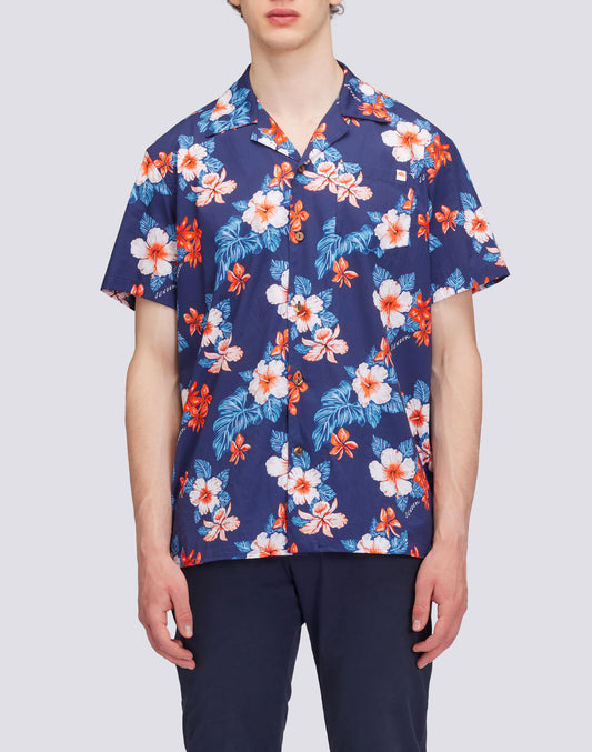 CAMISA DE BOLOS CON ESTAMPADO