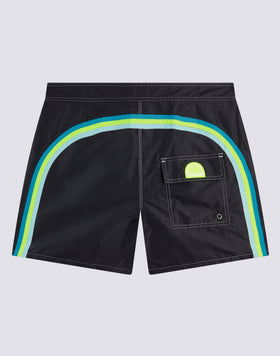 ICONIC TAFFETA FIXED WAIST SHORT SWIMSHORTS