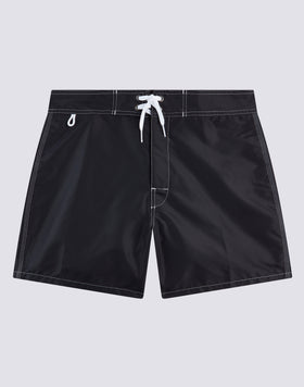 ICONIC TAFFETA FIXED WAIST SHORT SWIMSHORTS