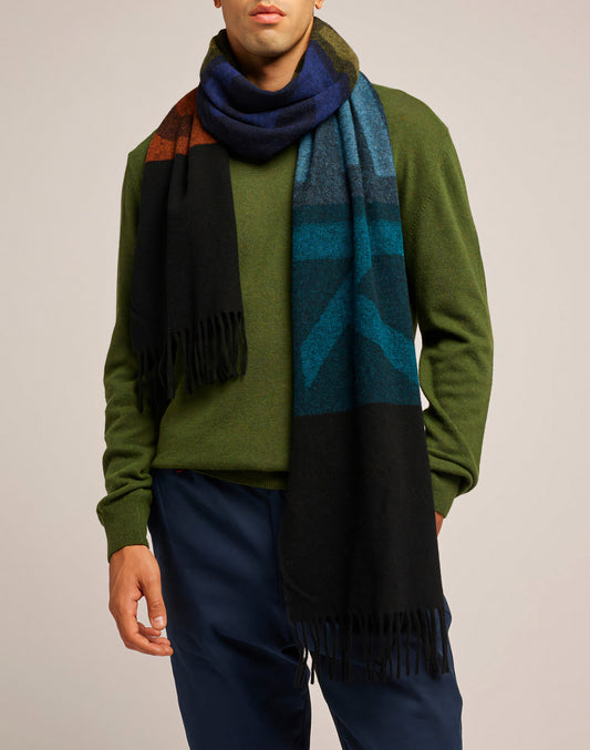 SCIARPA MULTICOLOR IN MAGLIA
