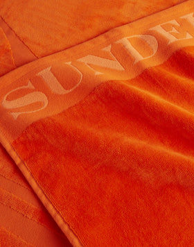TELO MARE JACQUARD CON LOGO