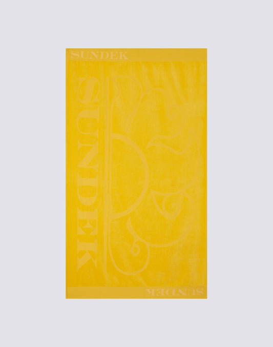 TELO MARE JACQUARD CON LOGO