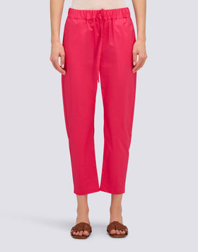 POPLIN LONG TROUSERS