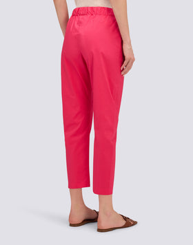 POPLIN LONG TROUSERS