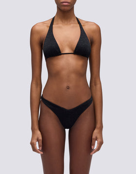 HAUT À NOUER DANS LE COU EN LUREX