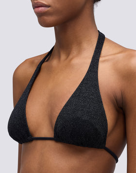 HAUT À NOUER DANS LE COU EN LUREX