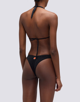 HAUT À NOUER DANS LE COU EN LUREX