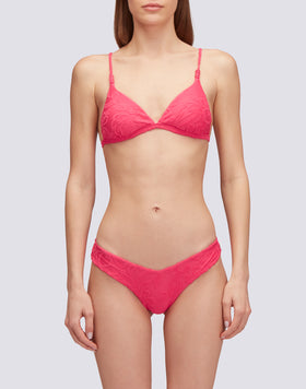 BAUNEI - Slip taille haute en éponge jacquard SK23