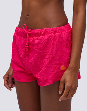 SHORT EN ÉPONGE JACQUARD À MOTIF SK23