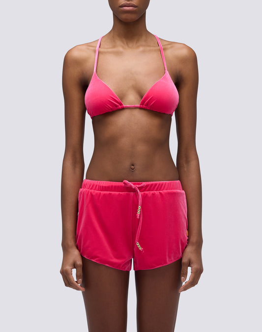 COSTUME SHORT EN VELOURS