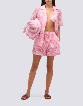 CHEMISE FEMME IMPRIMÉ FLEUR DE JOIE