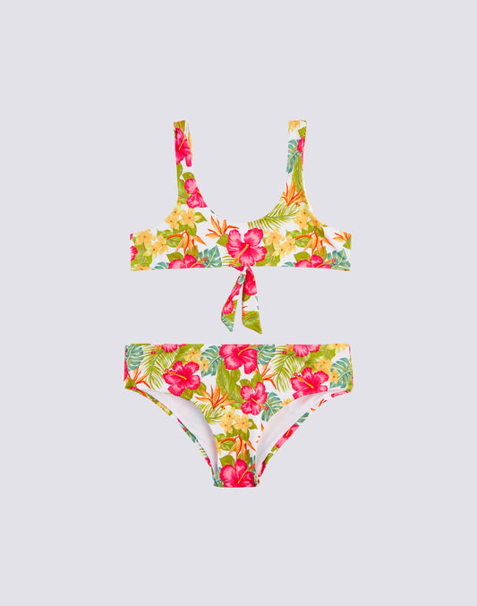 HAUT DE BIKINI MINI SPORTS ET SLIP FIXE TROPICANA