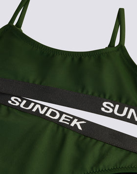 HAUT DE MAILLOT À BANDEAU ET SLIP FIXE