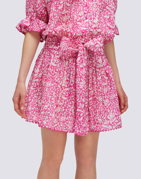 ROBE CHEMISE AVEC NŒUD À LA TAILLE