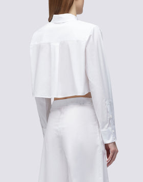 CHEMISE COURT EN POPELINE