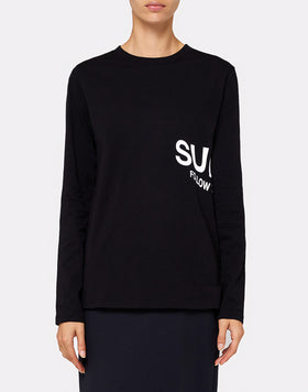 T-SHIRT OVERSIZE À MANCHES LONGUES