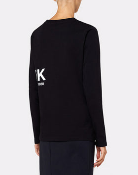 T-SHIRT OVERSIZE À MANCHES LONGUES