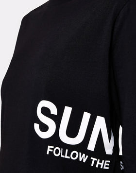 T-SHIRT OVERSIZE À MANCHES LONGUES