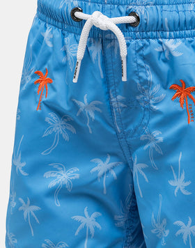 SHORT DE BAIN À TAILLE ÉLASTIQUE