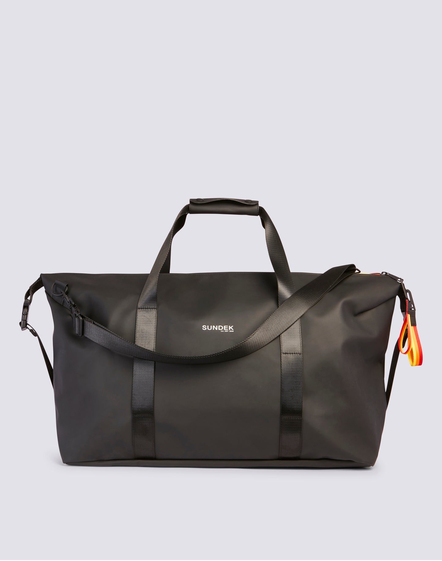 BAG WITH WELDED ZIP AND ADJUSTABLE HANDLES