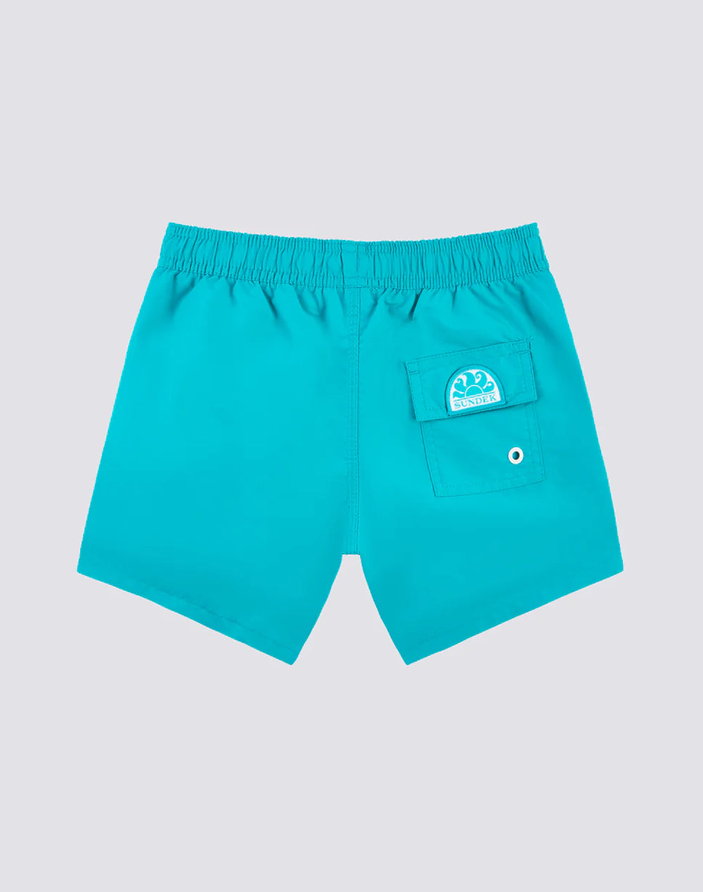 ICONIC TAFFETA STRETCH WAIST SWIM TRUNKS